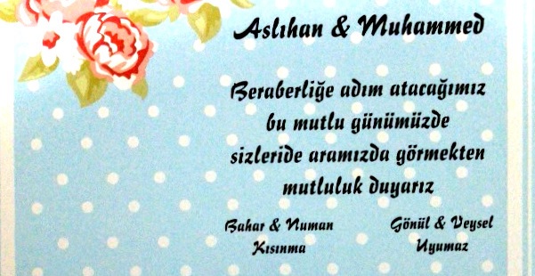 Düğün Daveti (Muhammed UYUMAZ)
