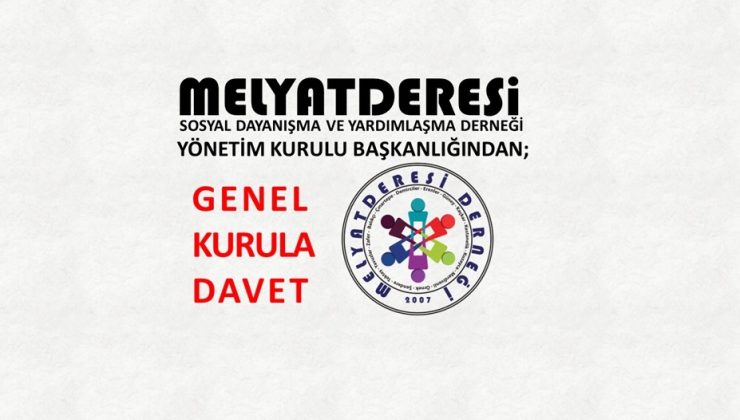 GENEL KURULA DAVET