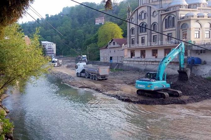 Melyat Deresinden Taş Alınması